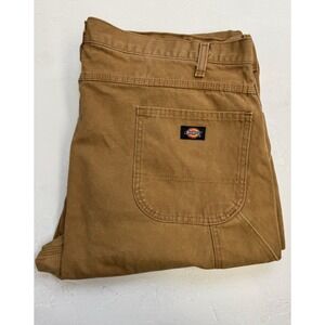 Y2K‎ Dickies Men's 44x30 Canvas Dungaree Work Pants Duck Brown Well Worn Grunge